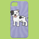 Cartoon Staffordshire Bull Terrier iPhone 5 Covers