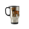 Cartoon Staffordshire Bull Terrier mug