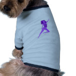Cartoon Stripper Dancer Woman Lady Dog Tee Shirt