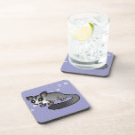 Cartoon Sugar Glider Drink Coasters