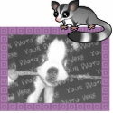 Cartoon Sugar Glider photosculpture