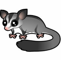 Cartoon Sugar Glider Acrylic Cut Out