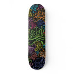 Cartoon Swede - Multicolor Black Sketch 2 Skateboards