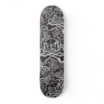 Cartoon Swede - Xerox black / white skateboards