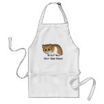 Cartoon Syrian Hamster aprons