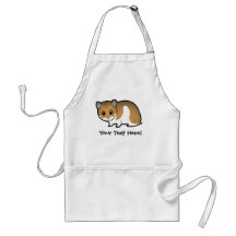 Cartoon Syrian Hamster Aprons