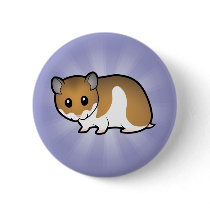 Cartoon Syrian Hamster Pin