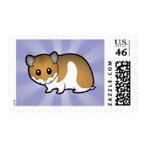 Cartoon Syrian Hamster Postage