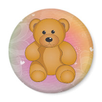 Cartoon Teddy Design magnets
