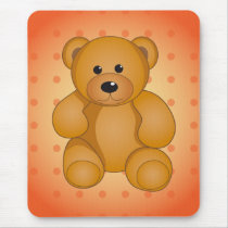 Cartoon Teddy Design mousepads
