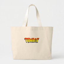 Cartoon THWACK by Chillee Wilson Tote Bags