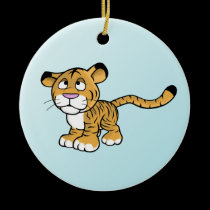 cartoon tiger ornaments