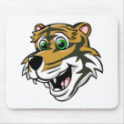 Cartoon Tiger Mouse Pad