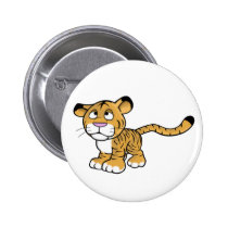 cartoon tiger buttons