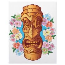Cartoon Tiki Statue letterhead