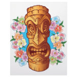Cartoon Tiki Statue Letterhead Template