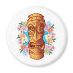 Cartoon Tiki Statue magnets