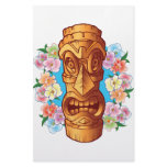 Cartoon Tiki Statue Stationery Design