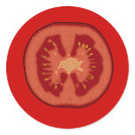 Cartoon Tomato Slice Sticker