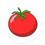Cartoon Tomato Sticker