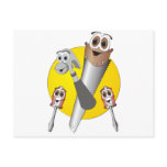 Cartoon Tools Postcard