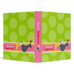 Cartoon Toucan Fun Kids Custom Binder
