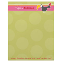 Cartoon Toucan Fun Personal Custom Letterhead