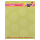 Cartoon Toucan Fun Personal Custom Letterhead