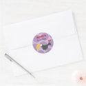 Cartoon Toucan Kid Custom Gift Favor Label Sticker by fatfatin_mini_me Cartoon Toucan Kid Custom Gift Favor Label Sticker