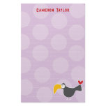Cartoon Toucan Kid Personal / Thank You Stationery