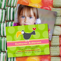 Cartoon Toucan Kid Photo Profile / Name Card business cards by fatfatin_mini_me Cartoon Toucan Kid Photo Profile / Name Card business cards