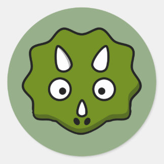 Cartoon Triceratops Face Gifts on Zazzle