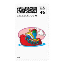 Cartoon Tugboat Postage