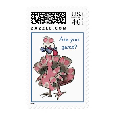 Cartoon Turkey Postage Stamps by zooogle