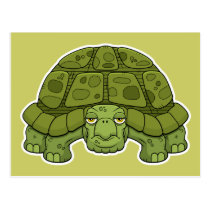 Cartoon Turtle postcards
