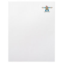 cartoon ump umpire calling SAFE Custom Letterhead