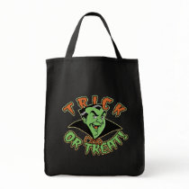 Cartoon Vampire Trick or Treat Tote Bag