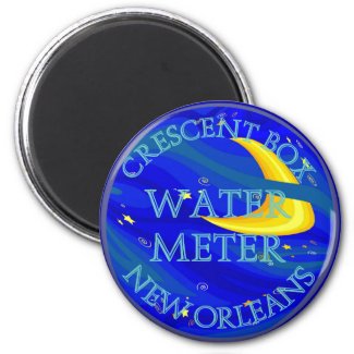 Cartoon Water Meter magnet