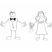 Cartoon Wedding Bride Shirt