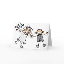Cartoon Wedding Card