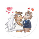 Cartoon Wedding Couple stickers by zooogle Cartoon Wedding Couple stickers