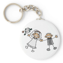 Cartoon Wedding Key Chains