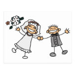 Cartoon Wedding Postcards