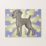 Cartoon Weimaraner Puzzle