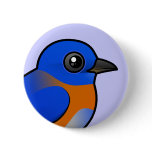 Western Bluebird Round Button