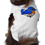 Western Bluebird Dog Ringer T-Shirt