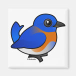 Cartoon Western Bluebird Refrigerator Magnets