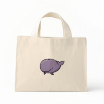 Cartoon Whale Tote Bag