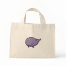 Cartoon Whale Tote Bag