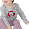 Cartoon White Kitten t-shirts